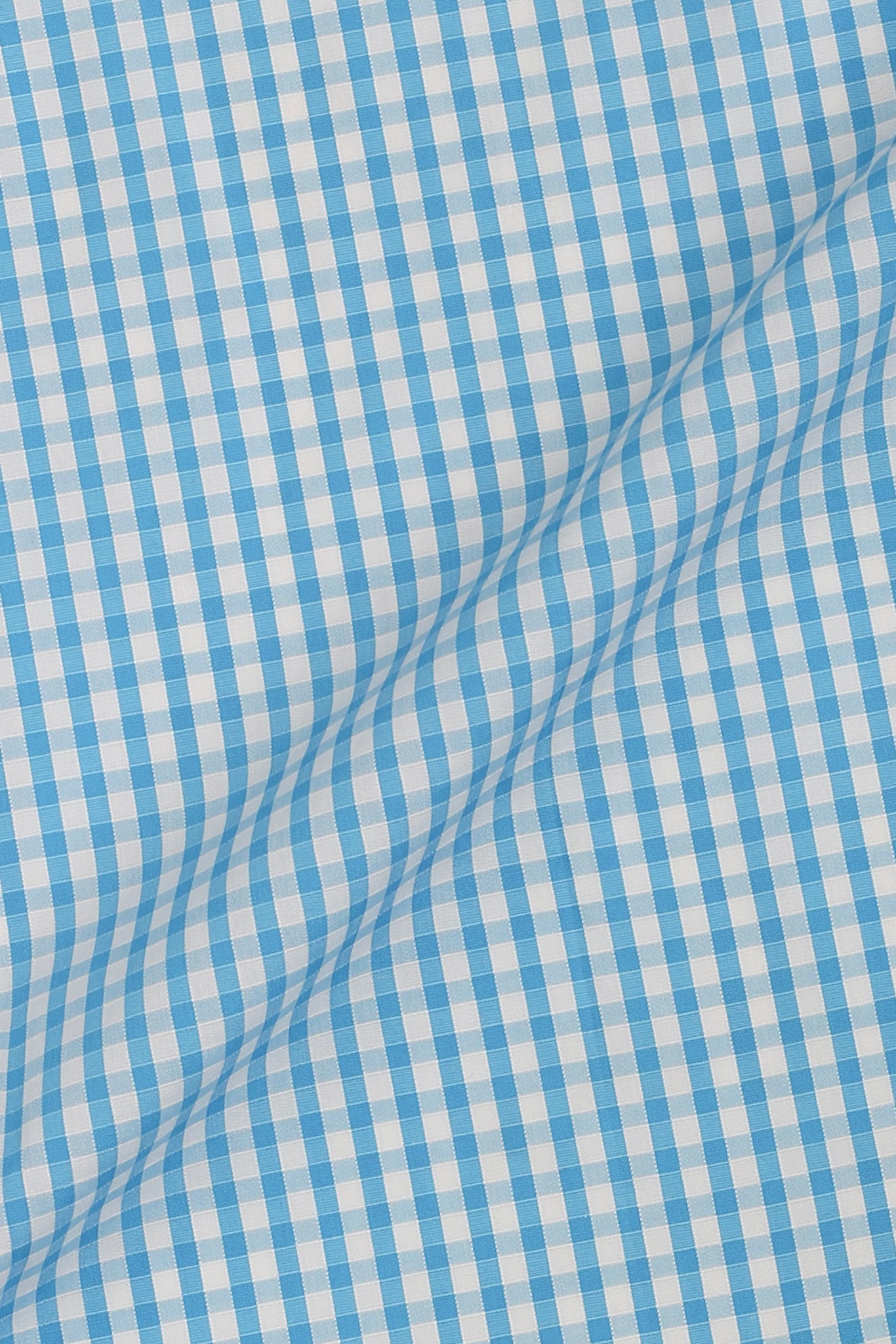 Soft Turquoise Blue Gingham