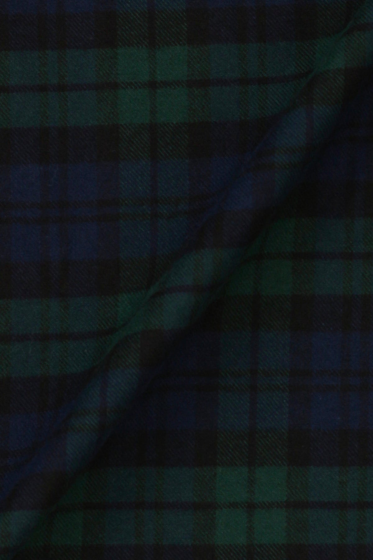Soft Forrest Green Tartan Winter Flannel Shirt