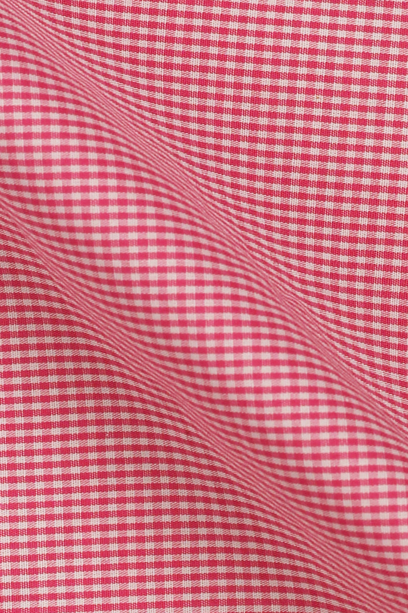 Red Micro Gingham - Foberry USA