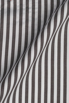 Charcoal Bengal Structured Stripes