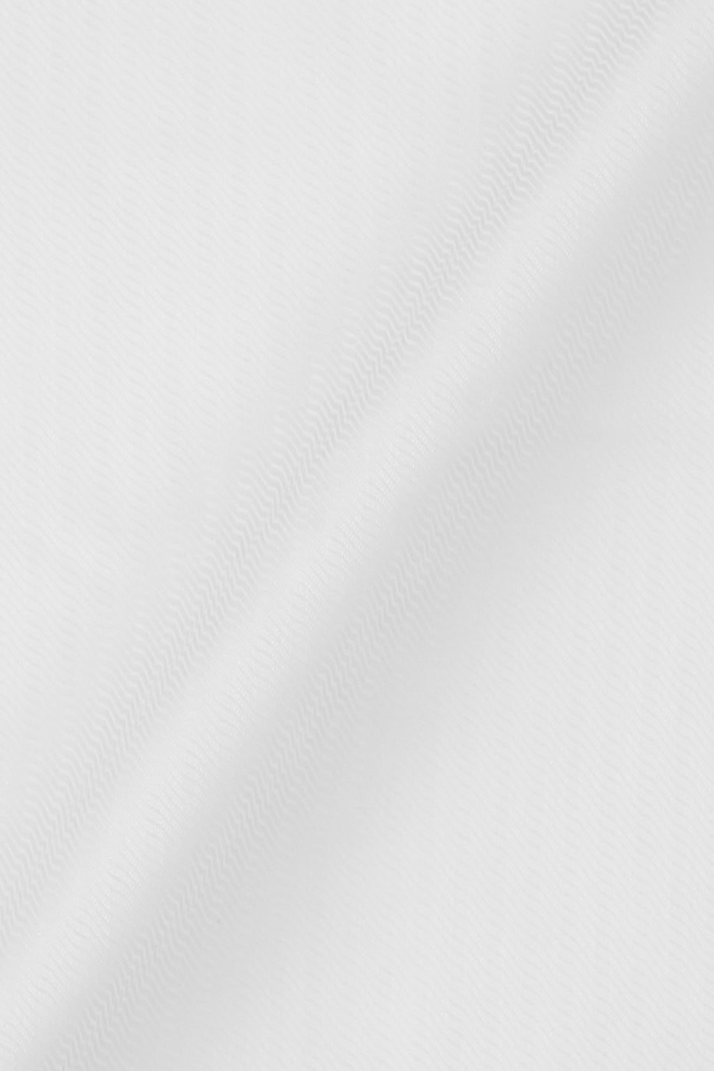 White Diagonal Weave Shirt