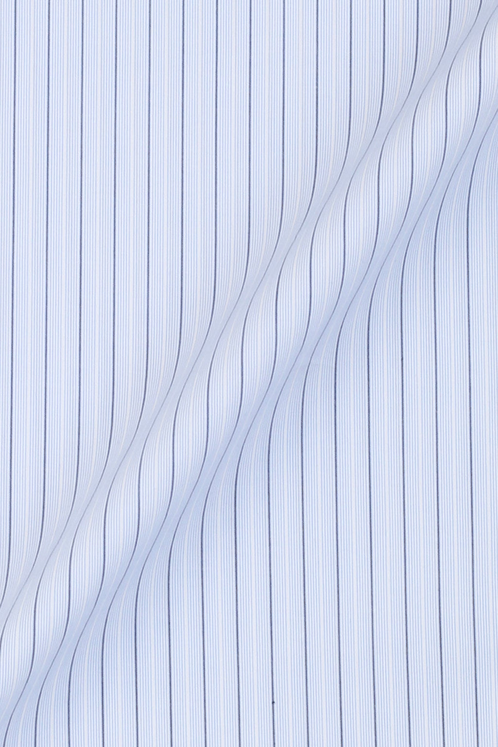 Sky Blue & Black Hairline Striped Shirt