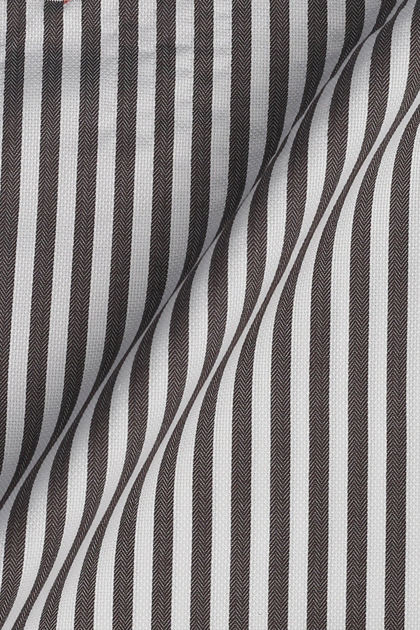 Charcoal Bengal Structured Stripes Shirt