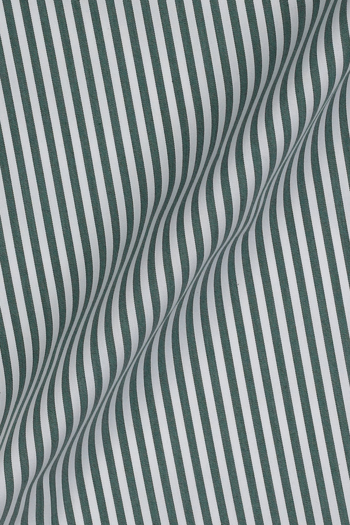 Soft Faded Green Candy Stripes