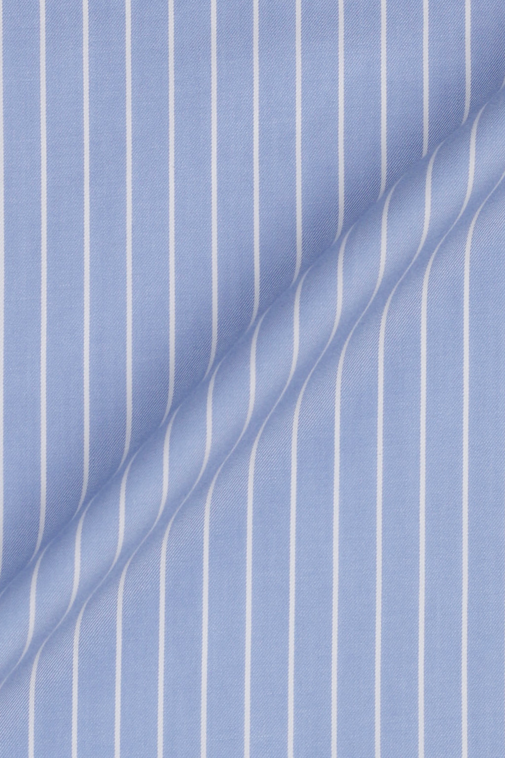 Sky Blue With White Pencil Stripes Shirt