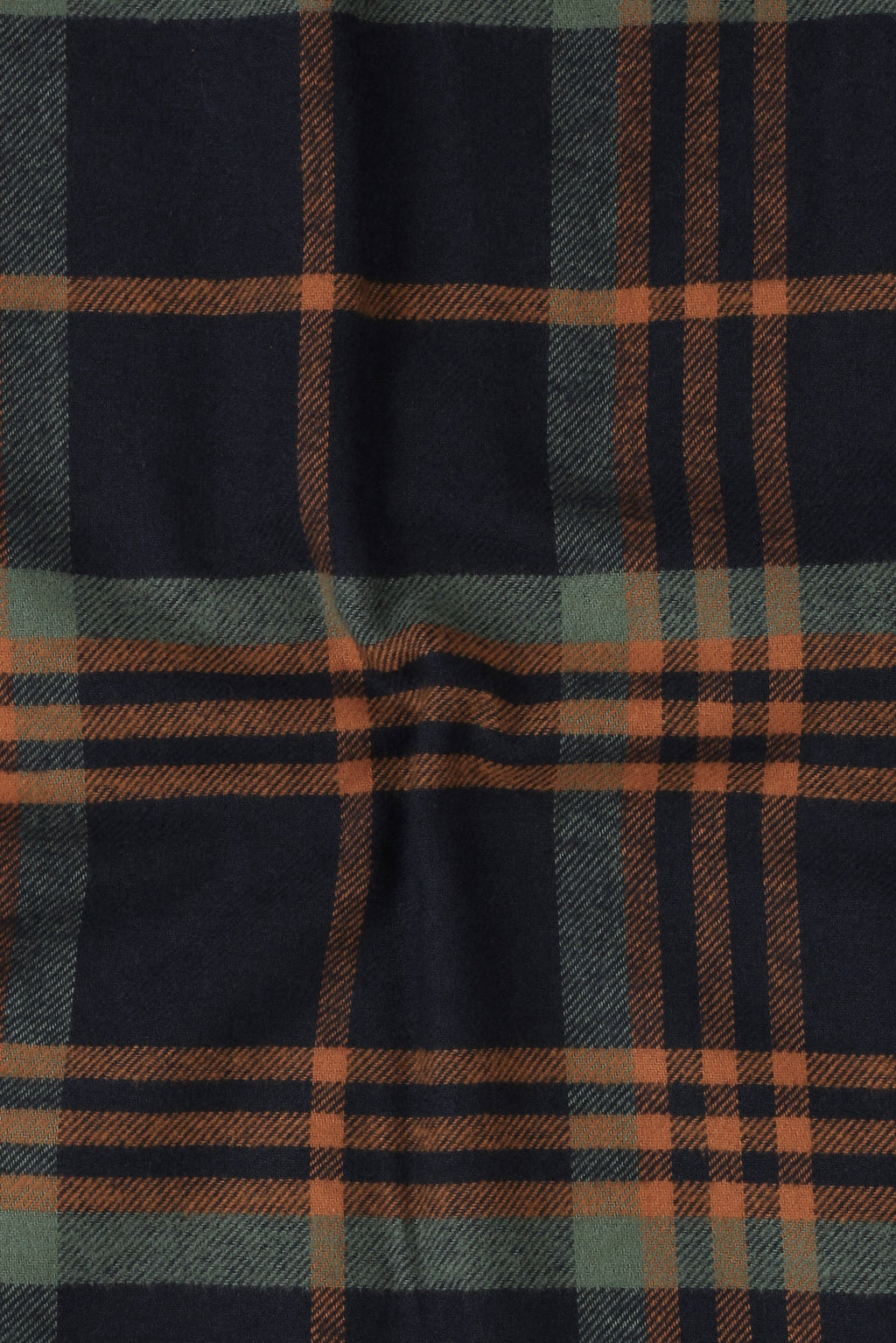 Tangerine Blue Tartan Winter Flannel Shirt