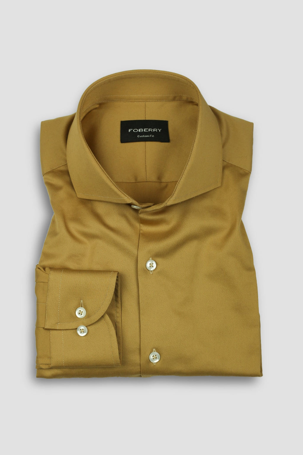 Mustard Egyptian Poplin Shirt