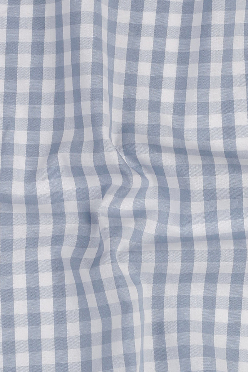 Sky Blue Buffalo Check