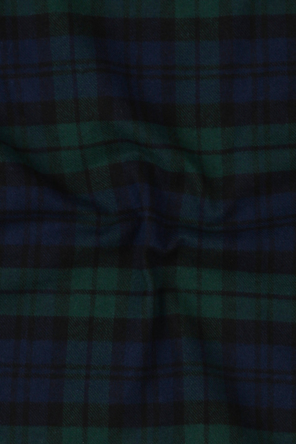 Soft Forrest Green Tartan Winter Flannel Shirt