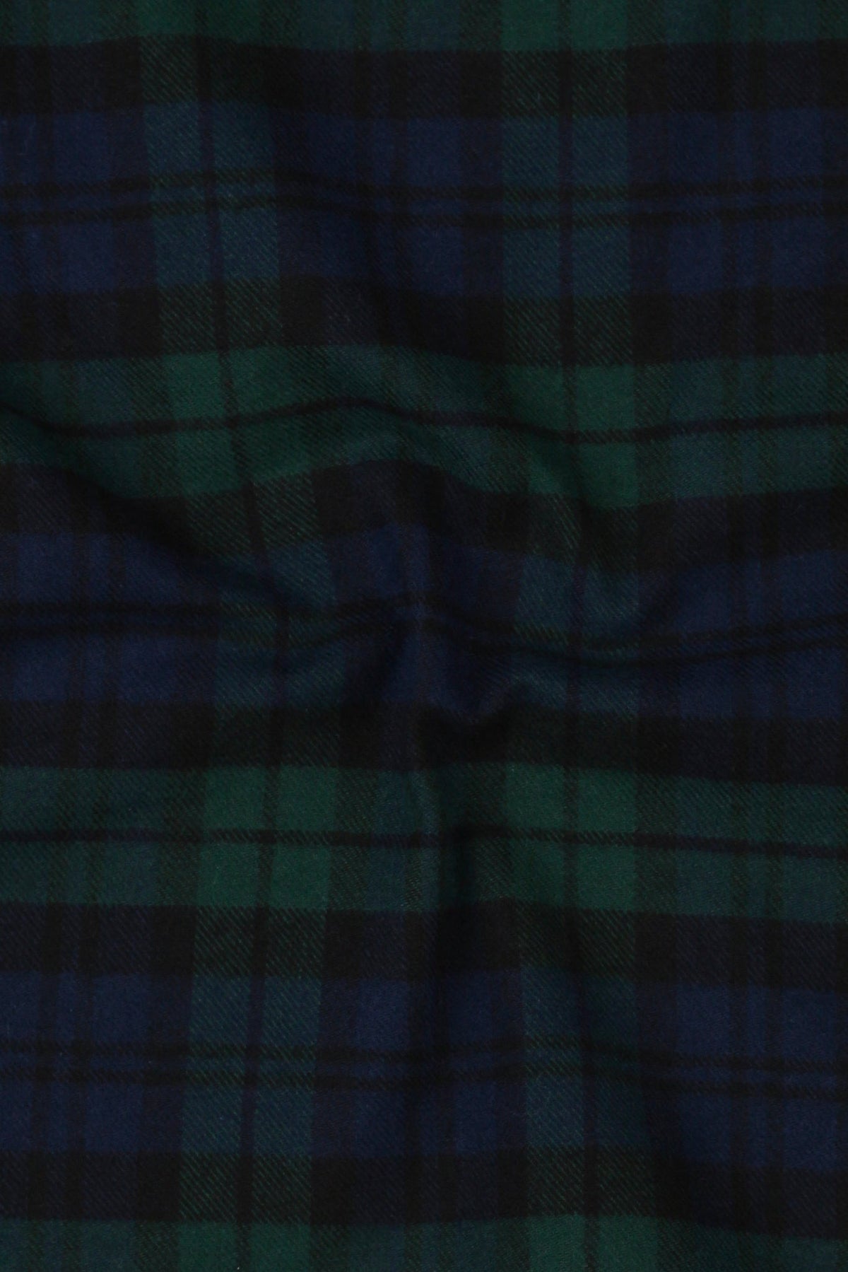 Soft Forrest Green Tartan Winter Flannel Shirt