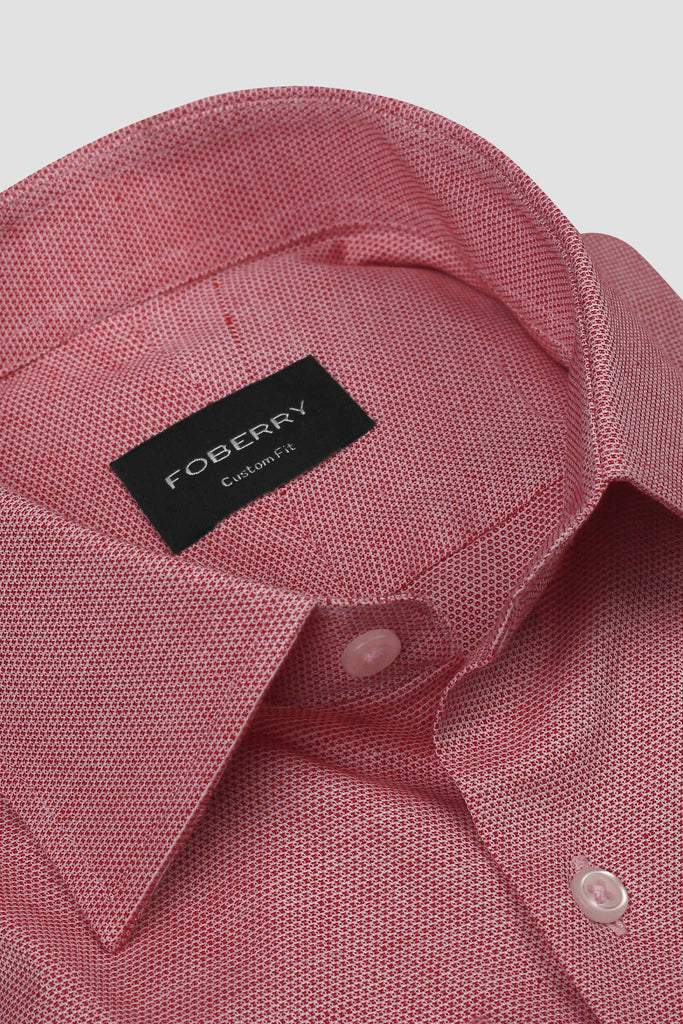 Red Rust Patterned Shirt