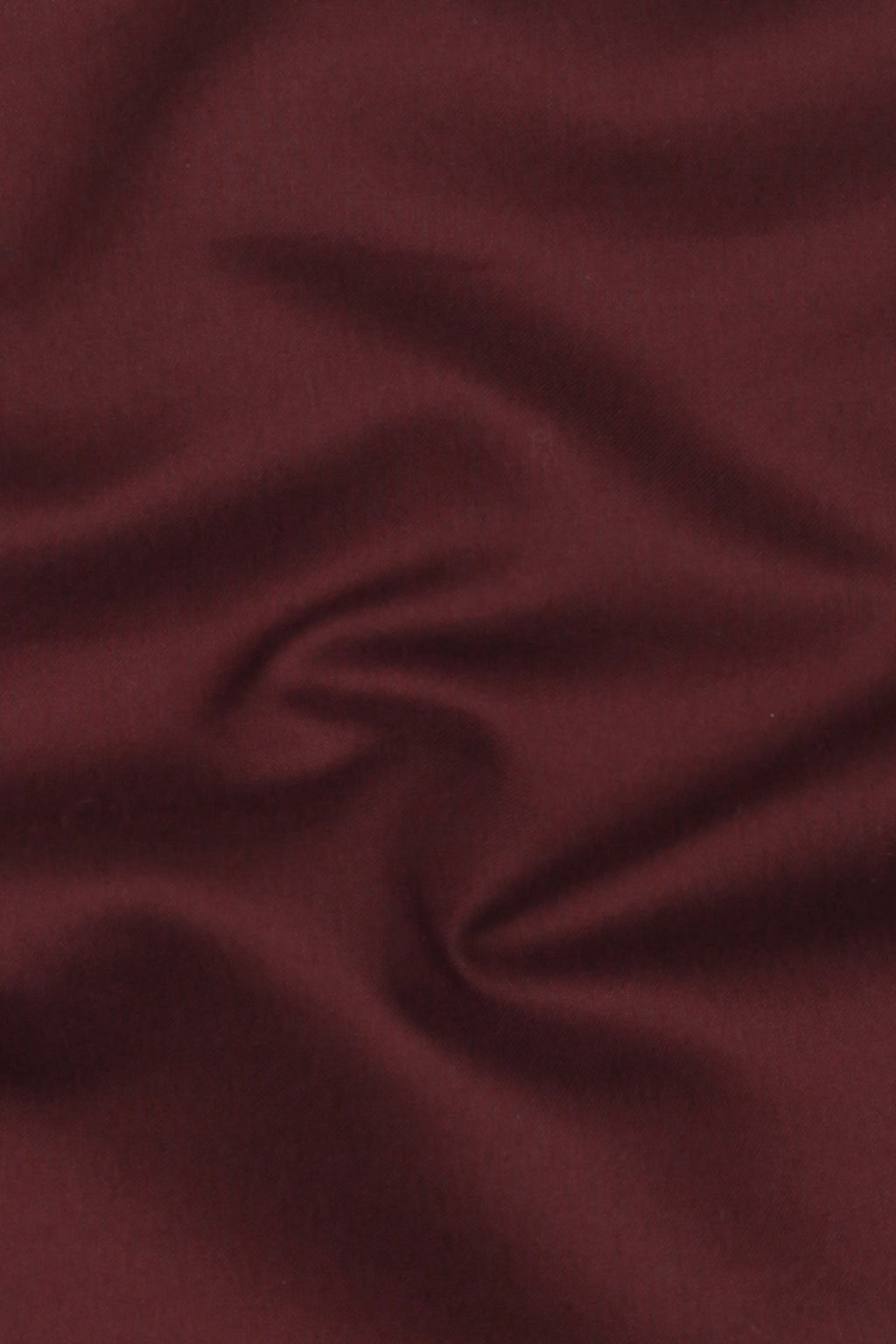 Soft Maroon Egyptian Poplin Pin Collar Shirt