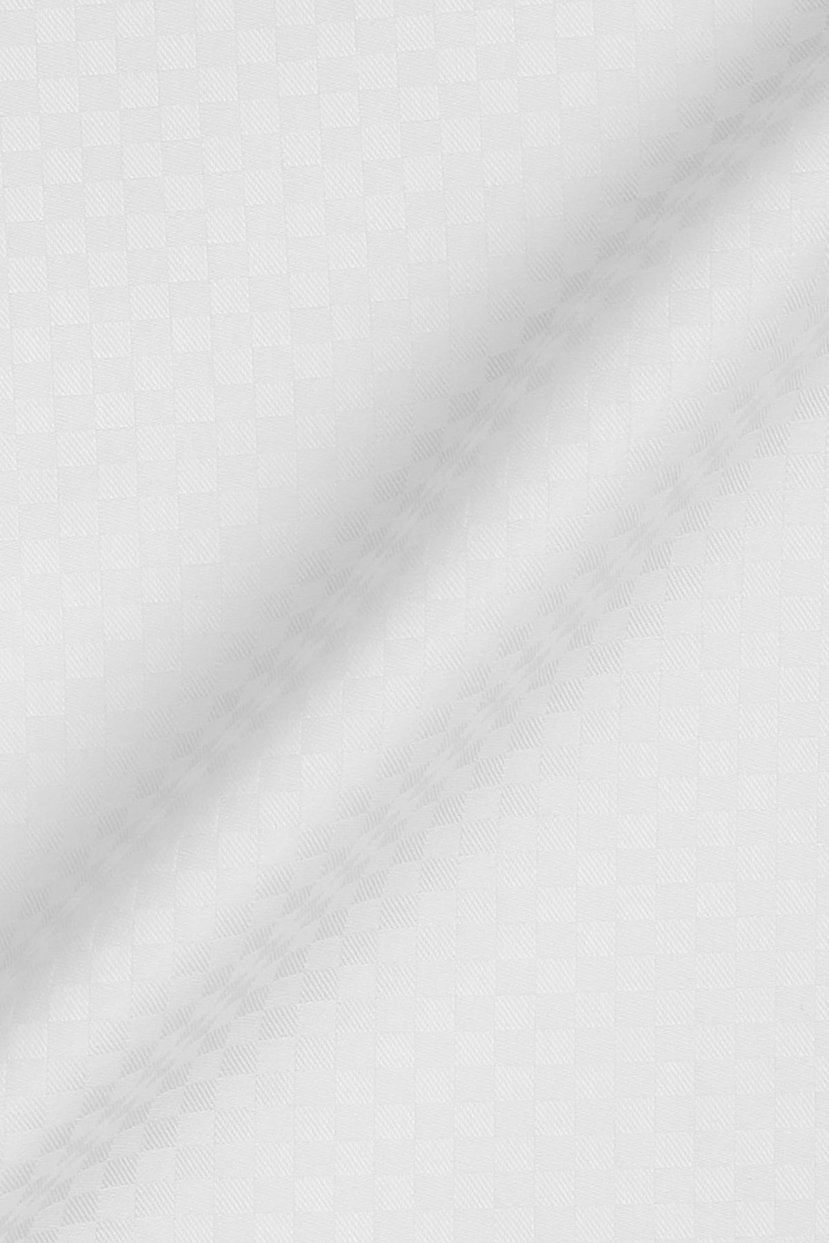 Fine White Micro Check Shirt