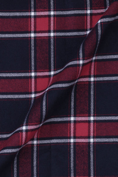 Multi Red & Blue Tartan Winter Flannel