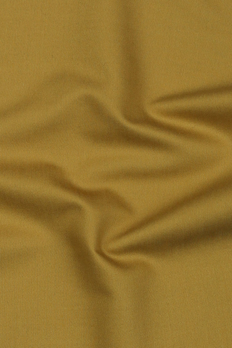 Mustard Egyptian Poplin Shirt