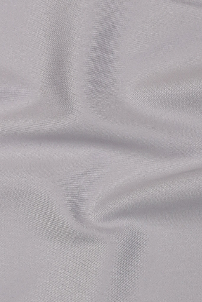 Pastel Grey Lavender Egyptian Poplin Shirt