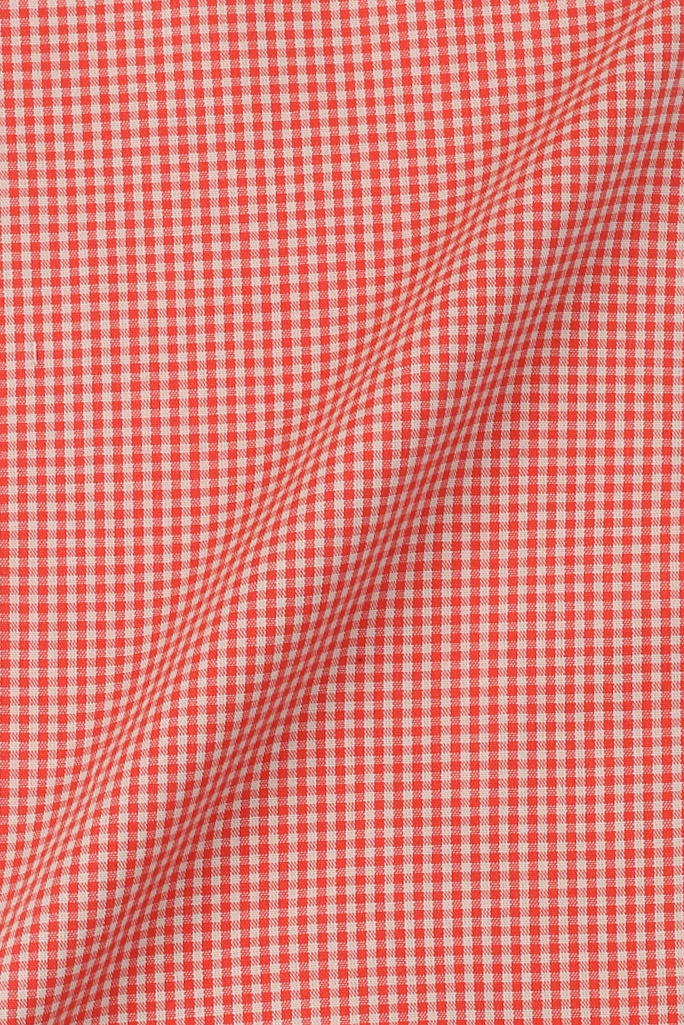Orange Micro Gingham