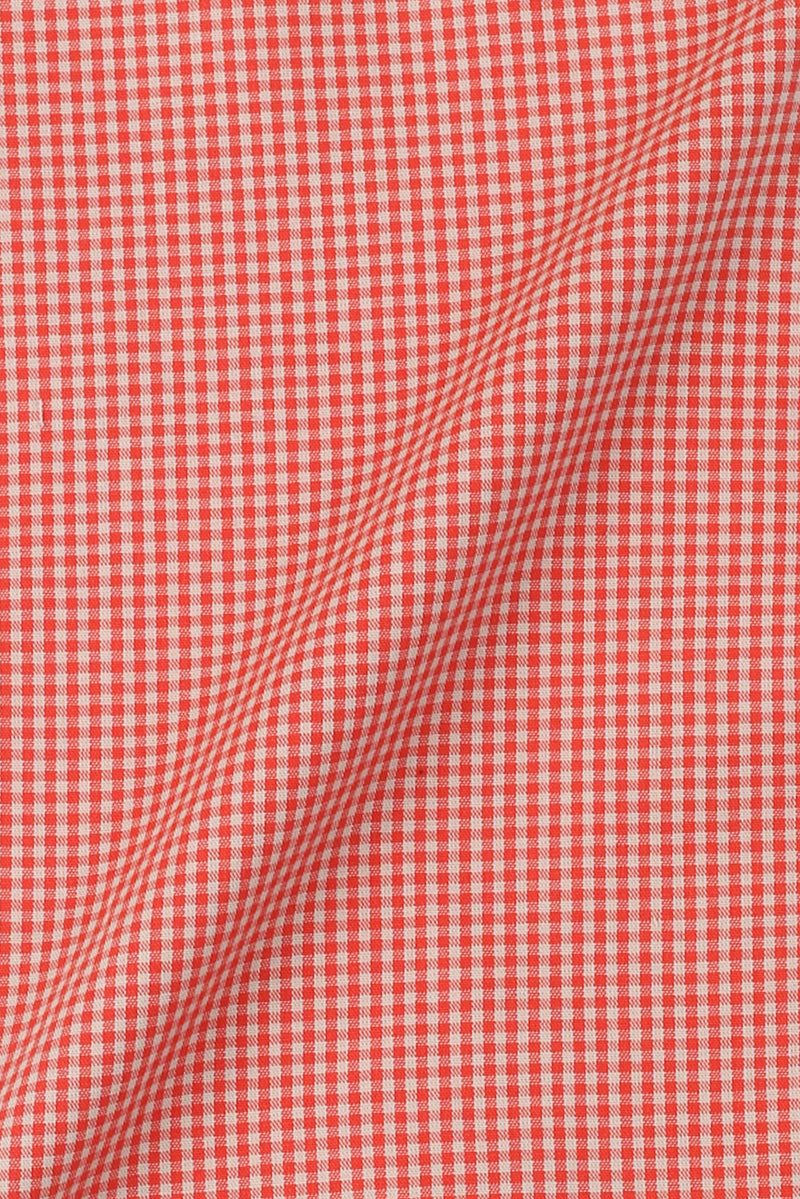 Orange Micro Gingham