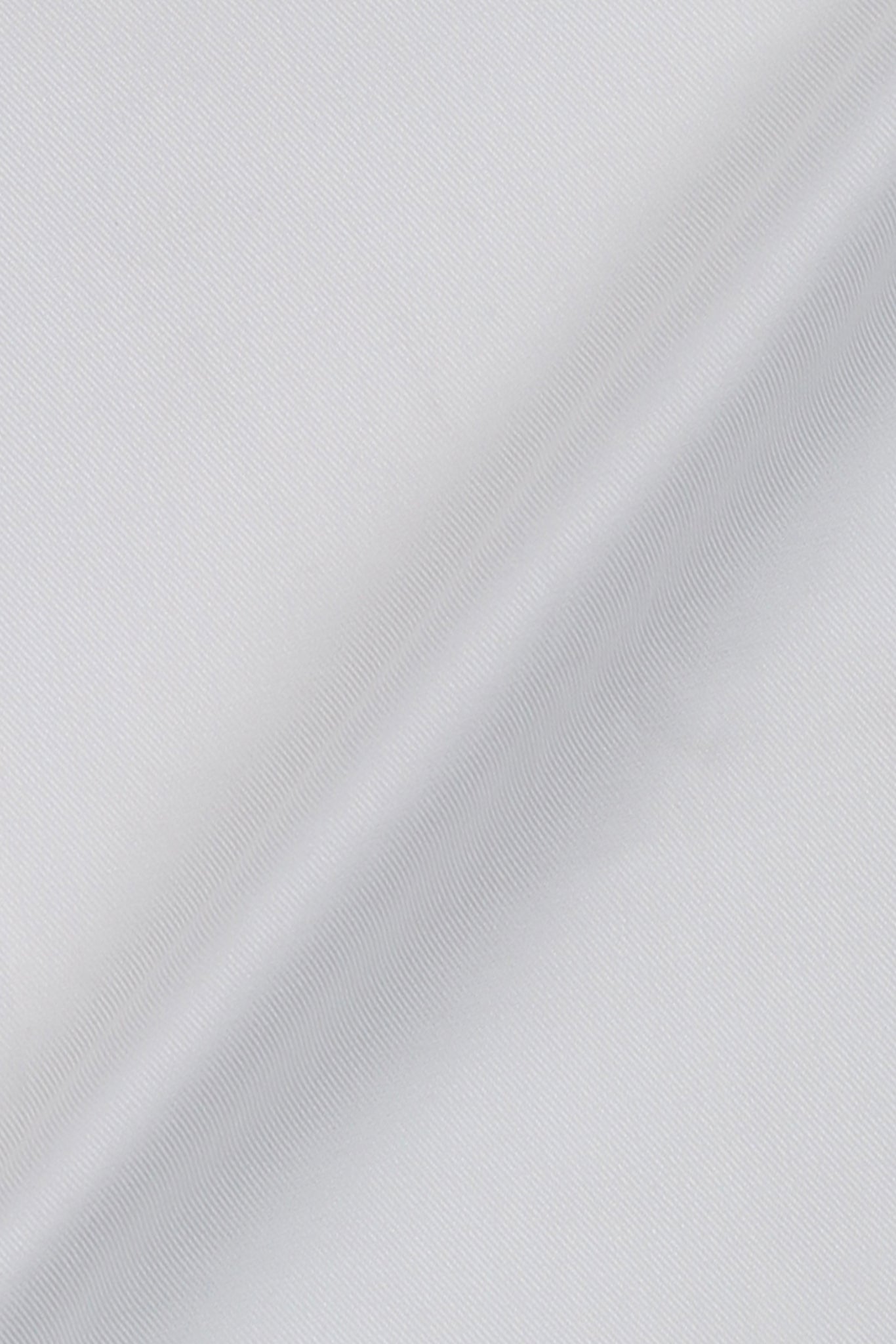 White Twill Pin Collar Shirt - Gold Pin