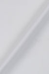 White Twill Pin Collar Shirt - Silver Pin