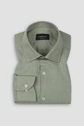 Light Seawood Green Irish Linen Shirt