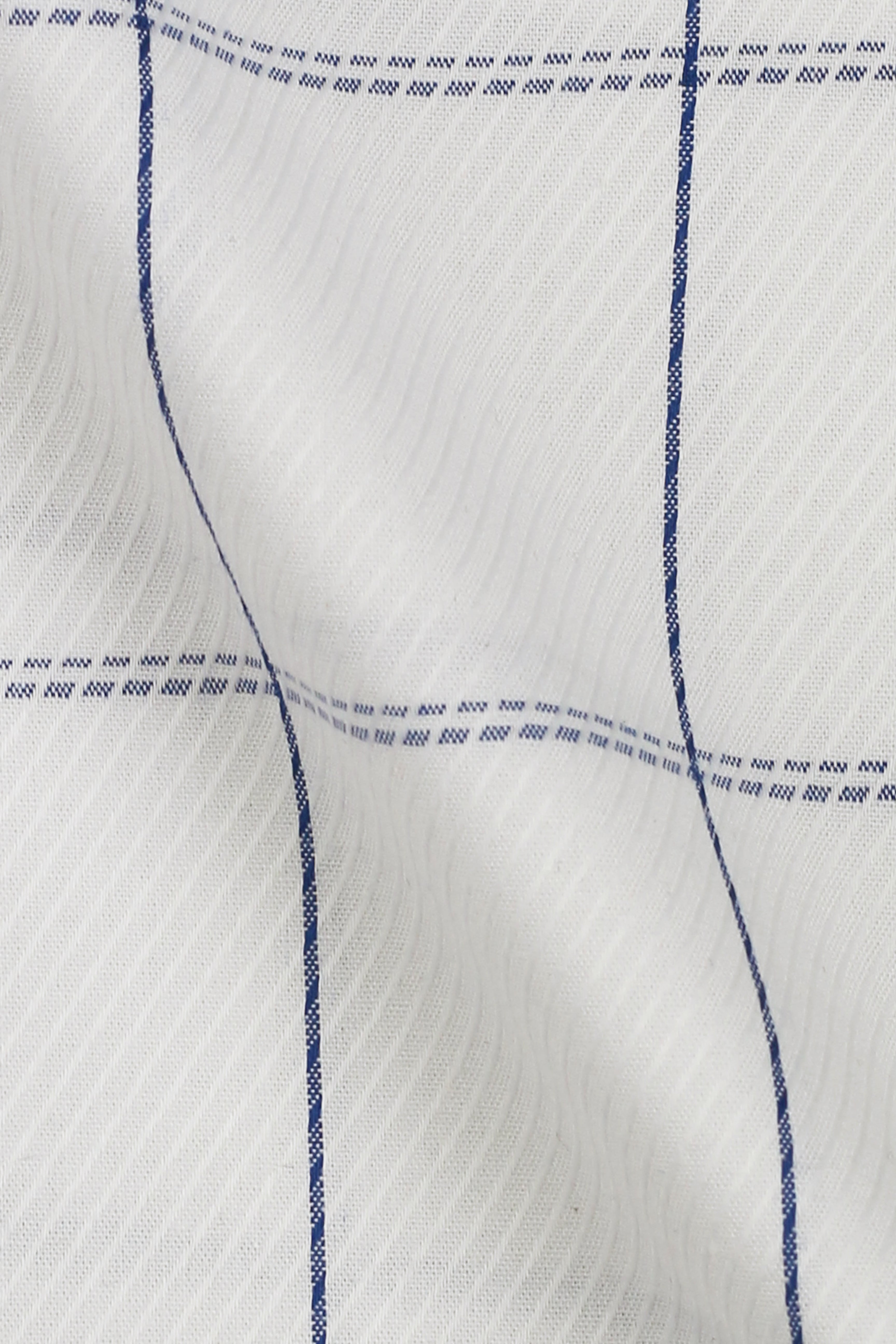 White Blue Windowpane - Foberry USA