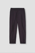 Dark Plum Tropical Wool Blended Dress Pant