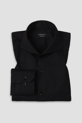 Jet Black Performance Stretch Shirt - Foberry USA