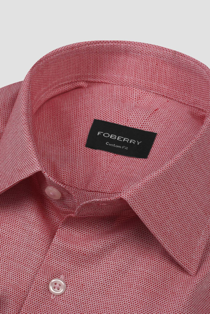 Red Rust Patterned Shirt