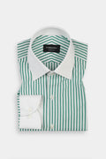 Moss Green Bengal Stripes Shirt