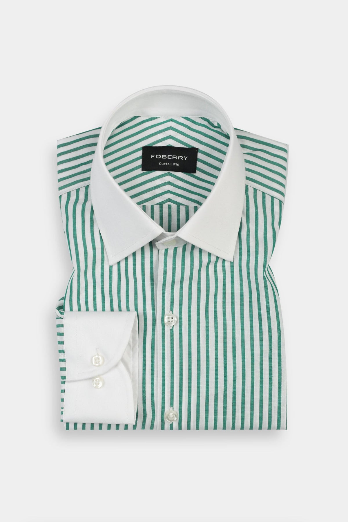 Moss Green Bengal Stripes Shirt