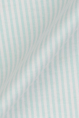 Aqua Green Oxford Candy Stripes