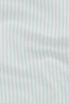 Aqua Green Oxford Candy Stripes