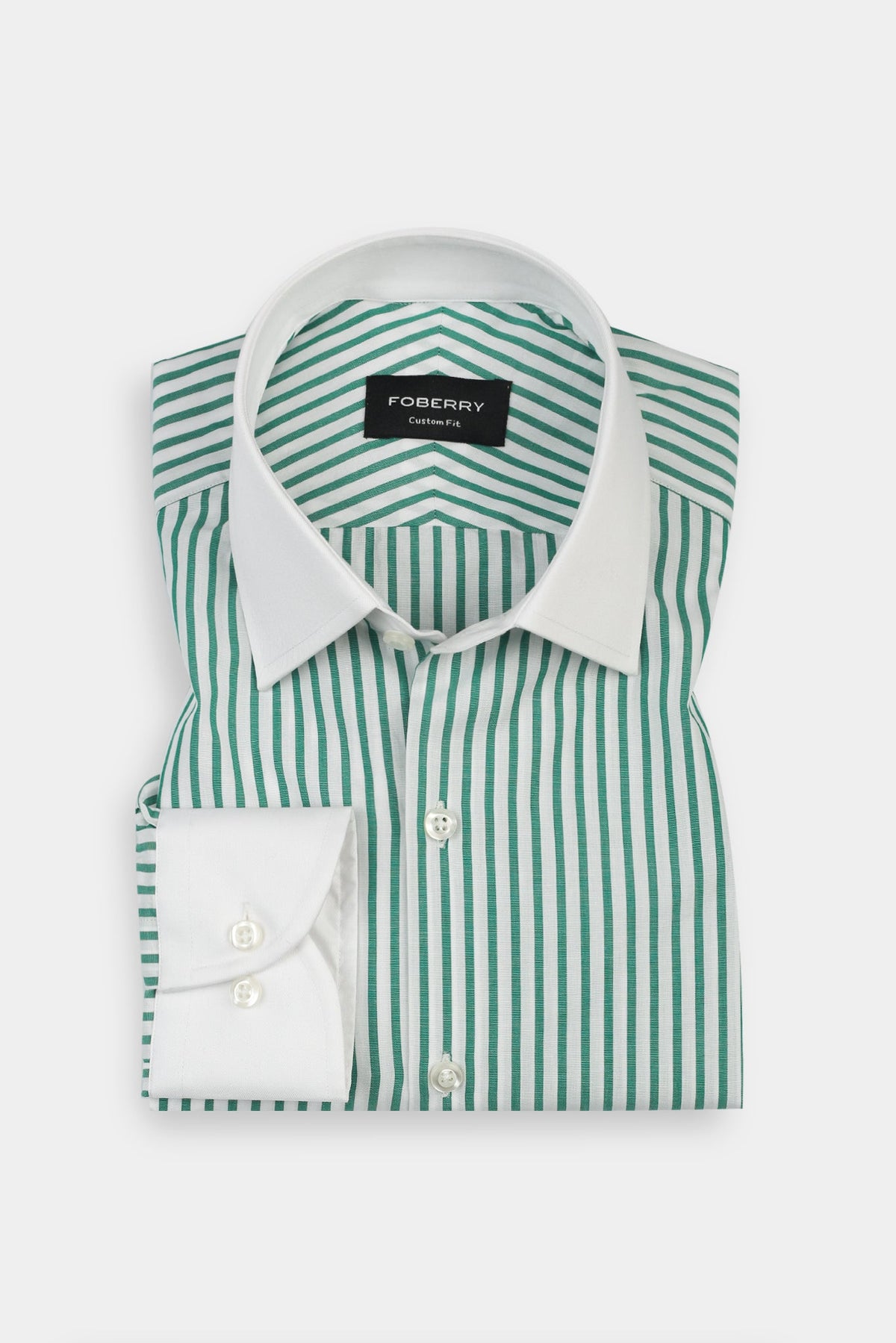 Moss Green Bengal Stripes Shirt