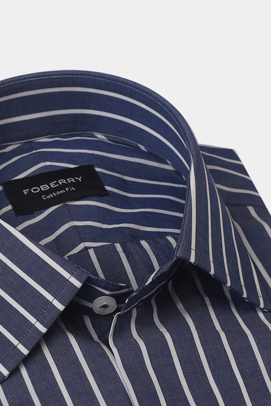Denim Blue Striped Shirt