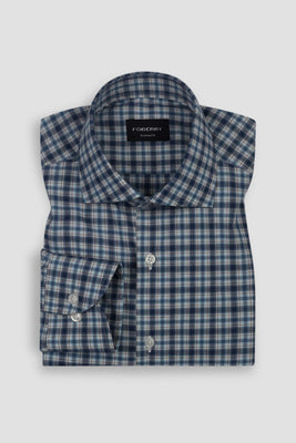 Persian Blue Tattersall Check Shirt