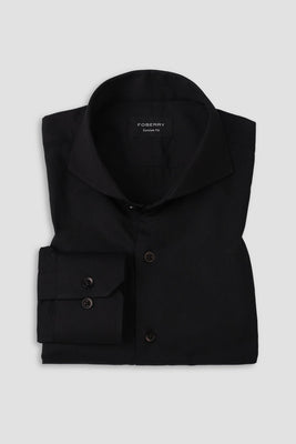 Jet Black Performance Stretch Shirt - Foberry USA