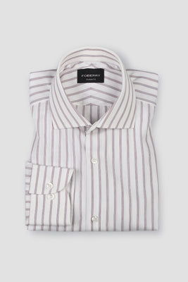 Red & Blue Awining Stripes Shirt
