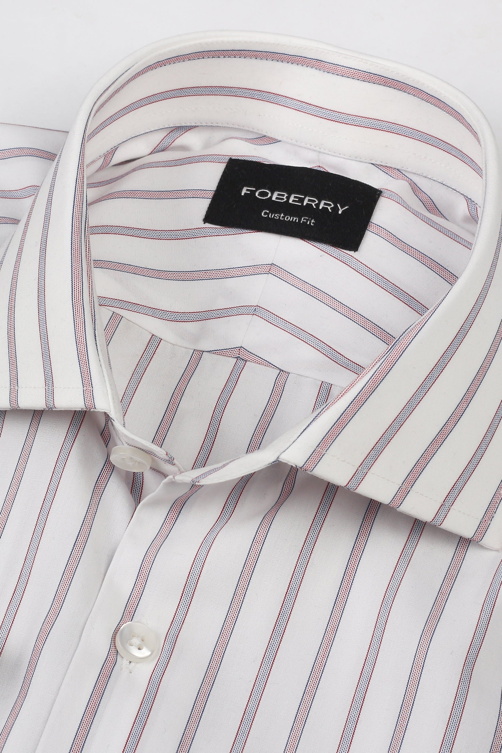 Red & Blue Awining Stripes Shirt