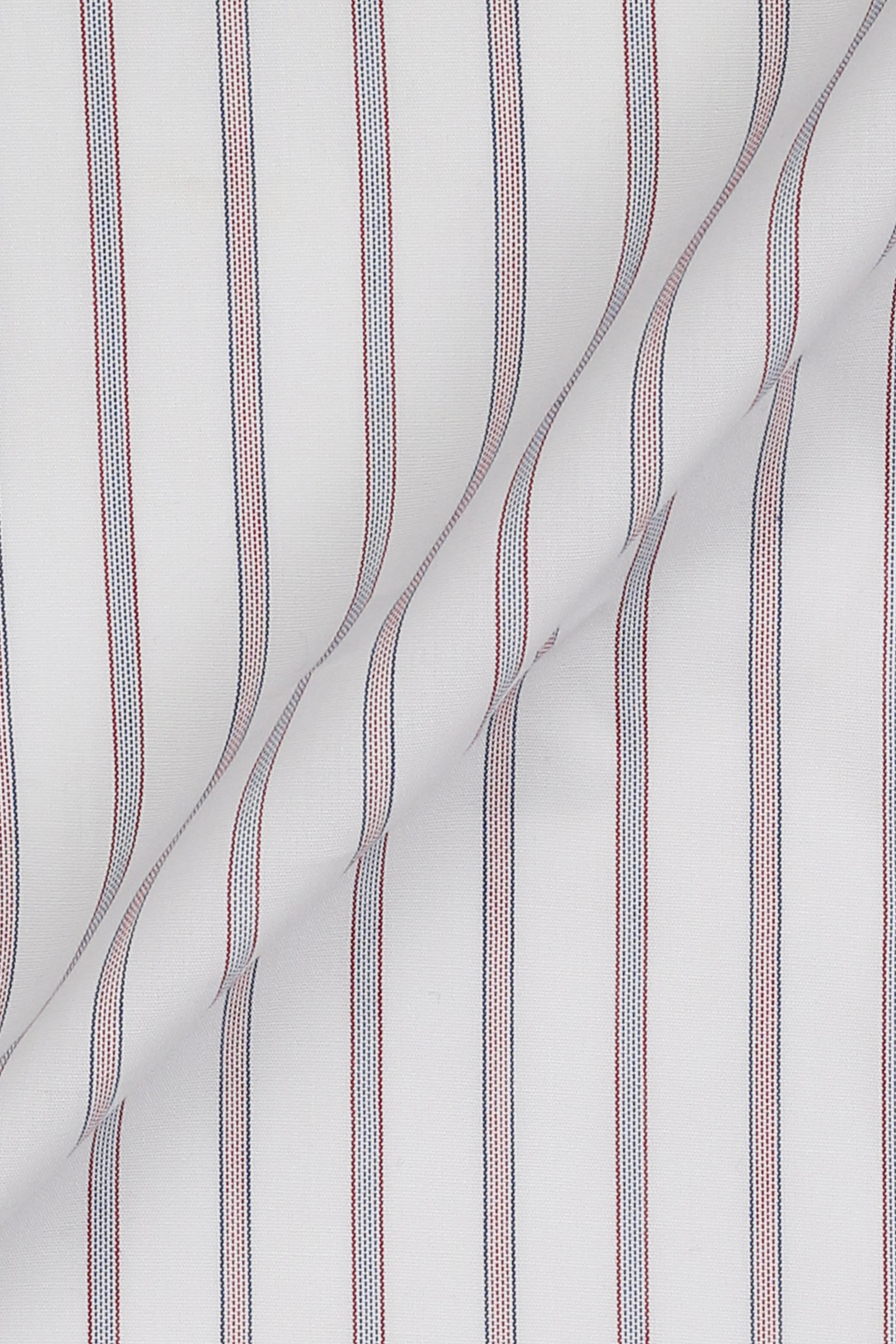 Red & Blue Awining Stripes Shirt