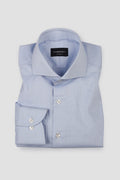 Soft Sky Blue Candy Stripes Shirt