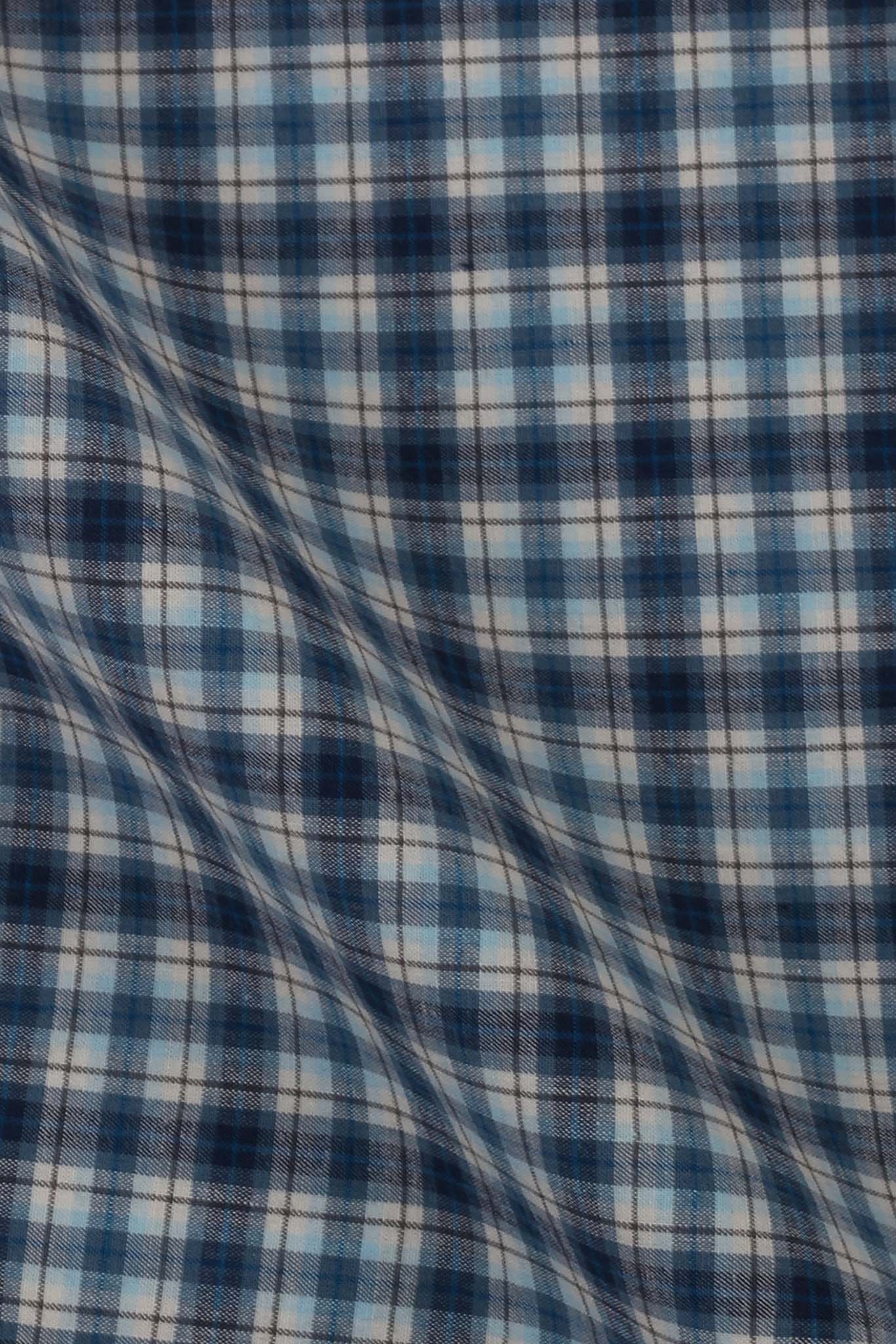 Persian Blue Tattersall Check Shirt