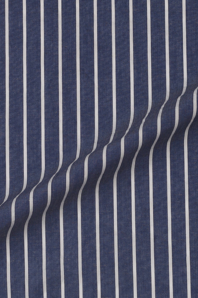 Denim Blue Striped