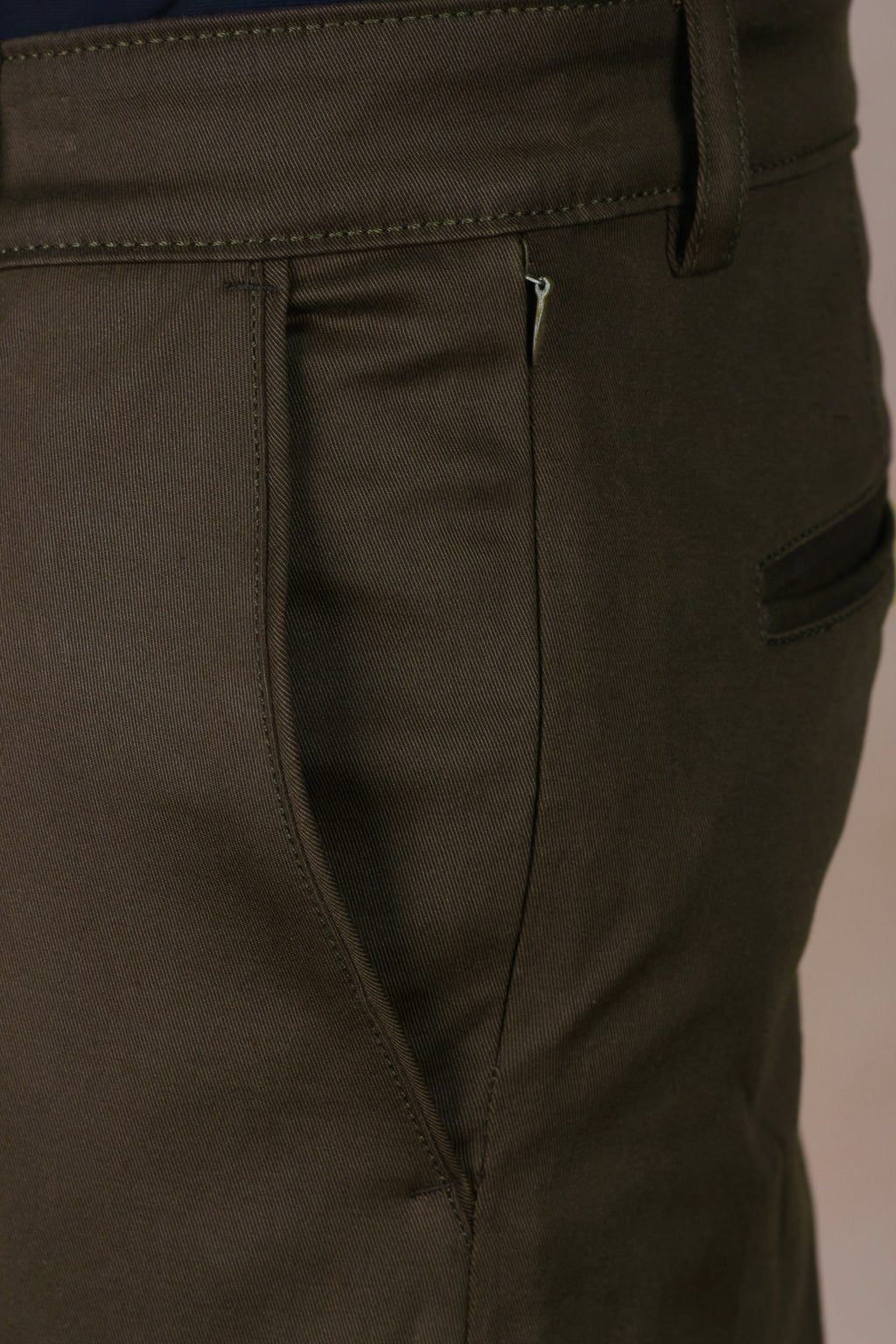 Mocha Brown Twill 4x4 stretch Chinos