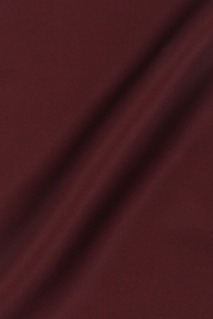 Soft Maroon Egyptian Poplin Shirt