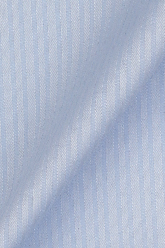 Soft Sky Blue Candy Stripes