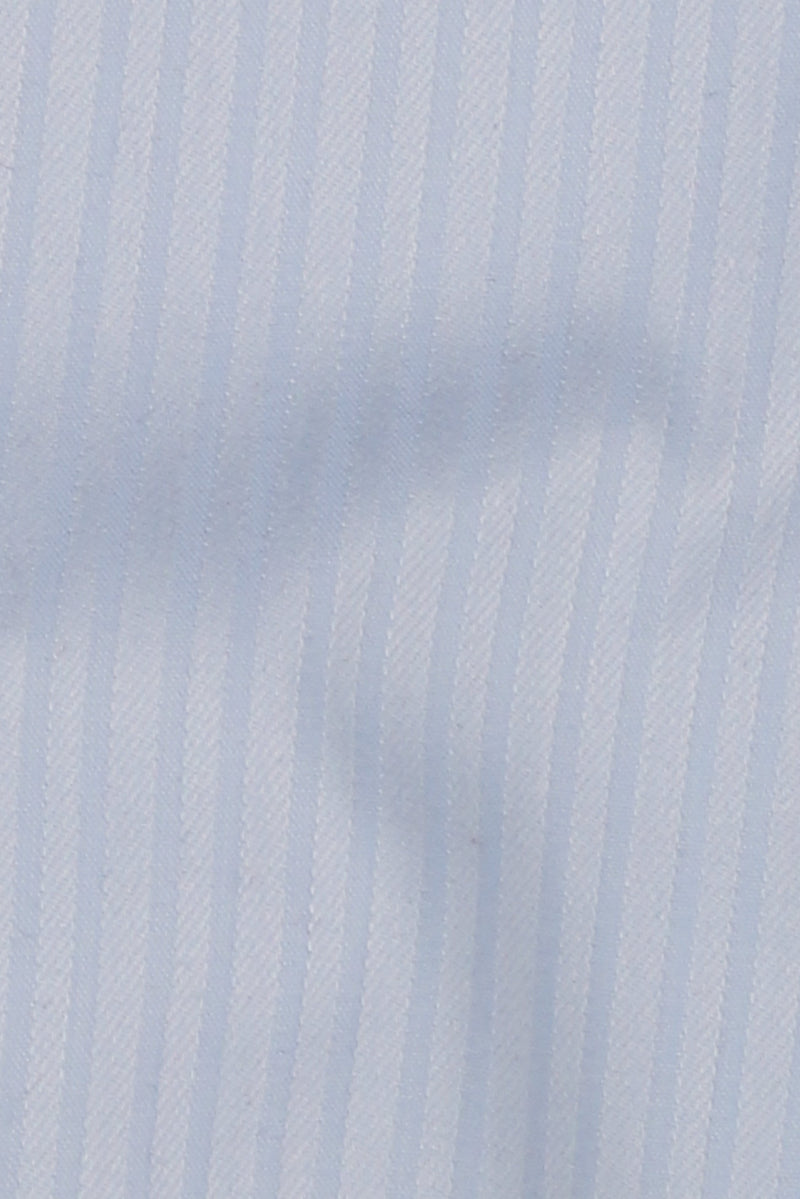 Soft Sky Blue Candy Stripes
