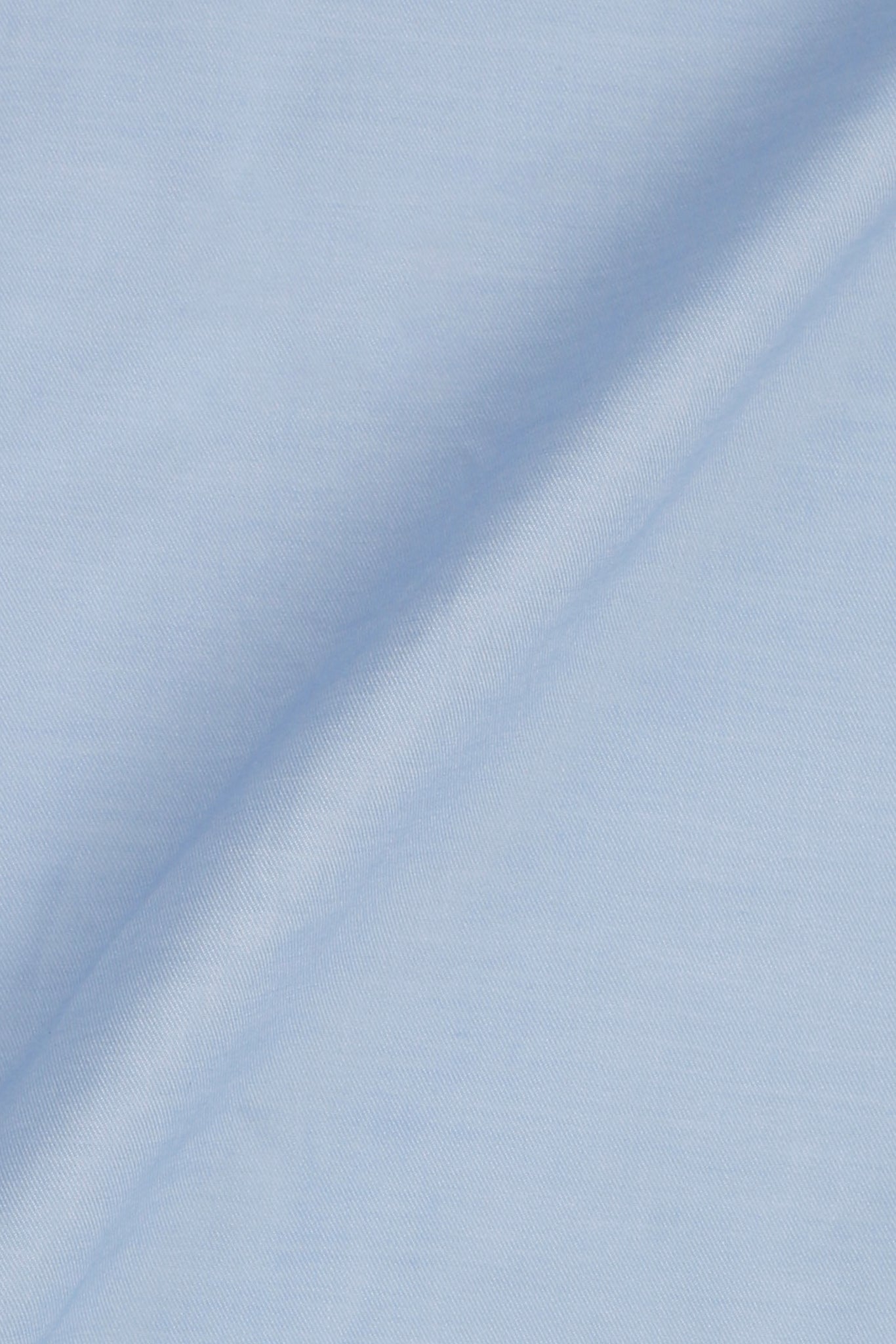 Sky Blue Twill Pin Collar Shirt