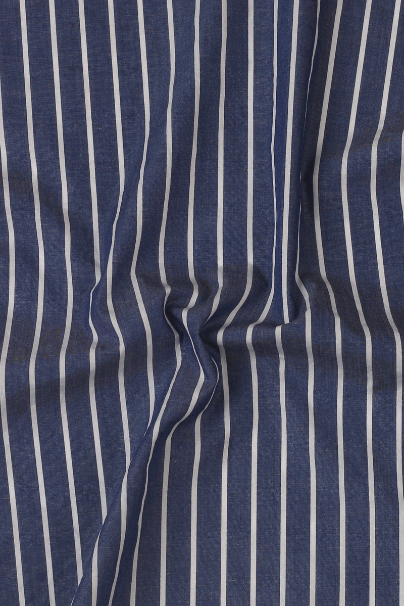 Denim Blue Striped