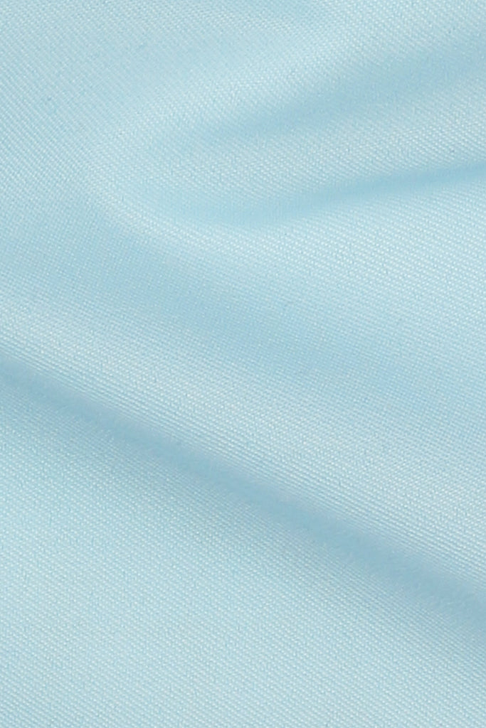 Soft Aqua Blue Twill